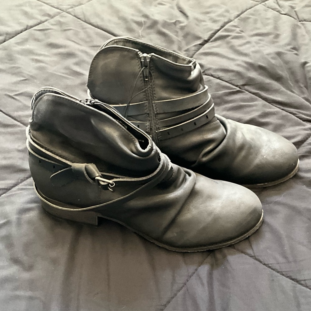 Sleek Black Ankle Booties